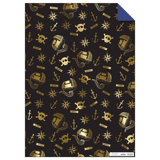 Pirate Gift Wrap Roll