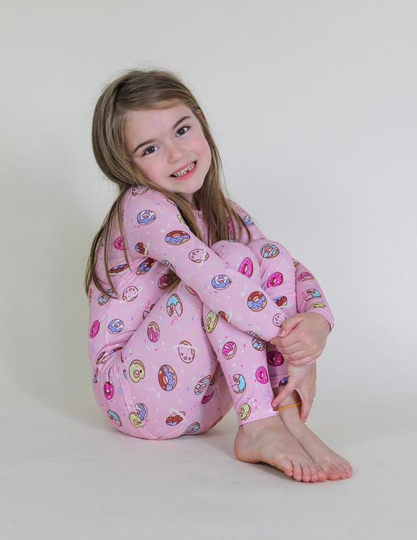 Pink Donut Pajama Set