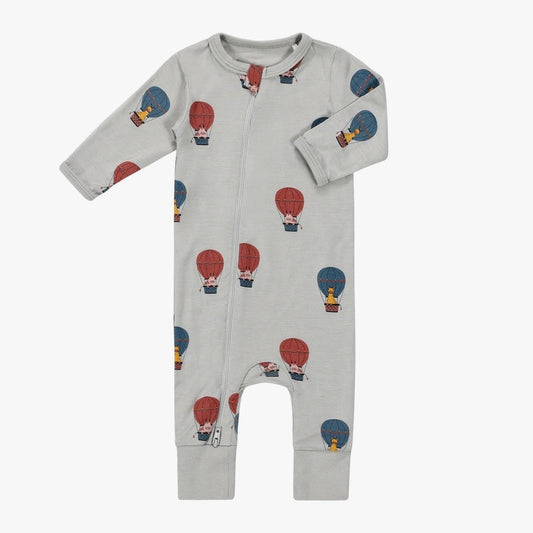 Sky Balloon Animals Zip Romper
