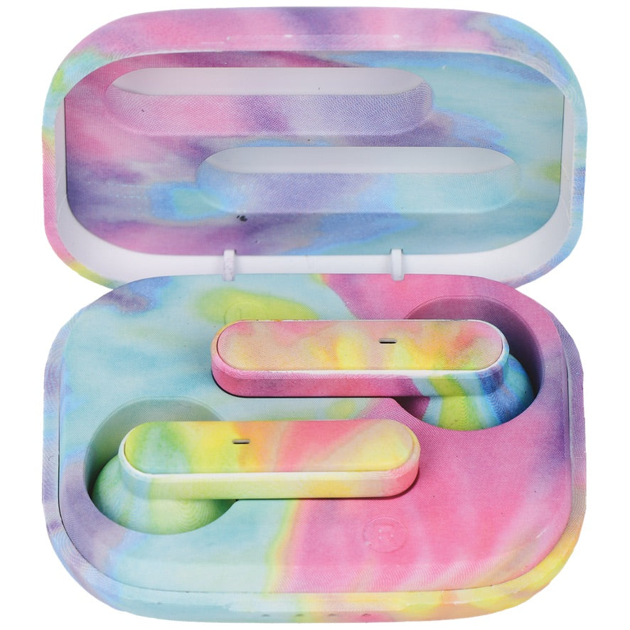 Pastel Tie Dye Compact Earbuds