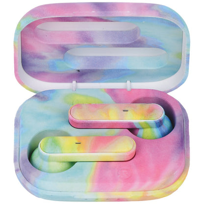 Pastel Tie Dye Compact Earbuds