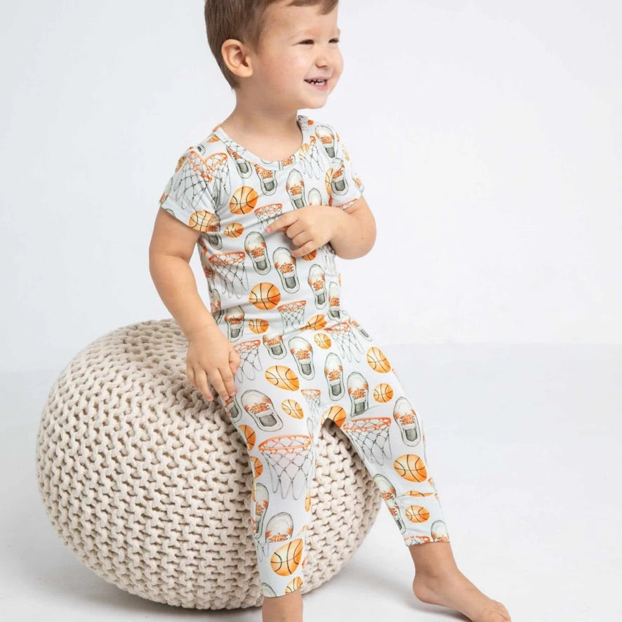 Basketball Snap Romper