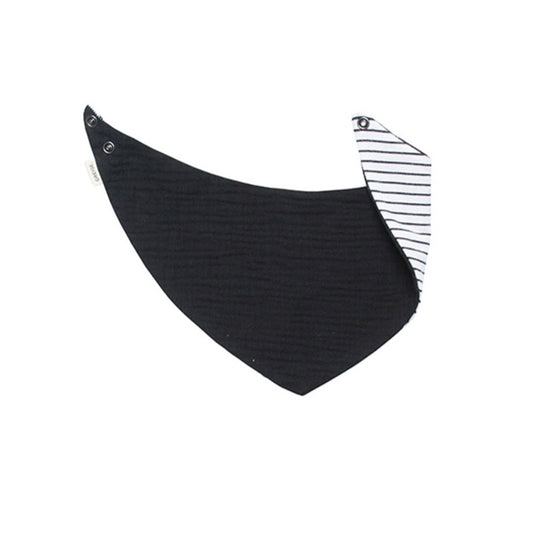 Handkerchief Black Bib