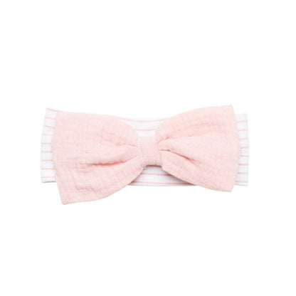 Pink Bow Headband
