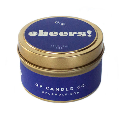 Cheers Candle Tin