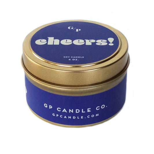 Cheers Candle Tin