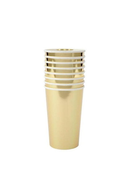 Gold Highball Cups