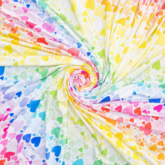 Rainbow Hearts Swaddle
