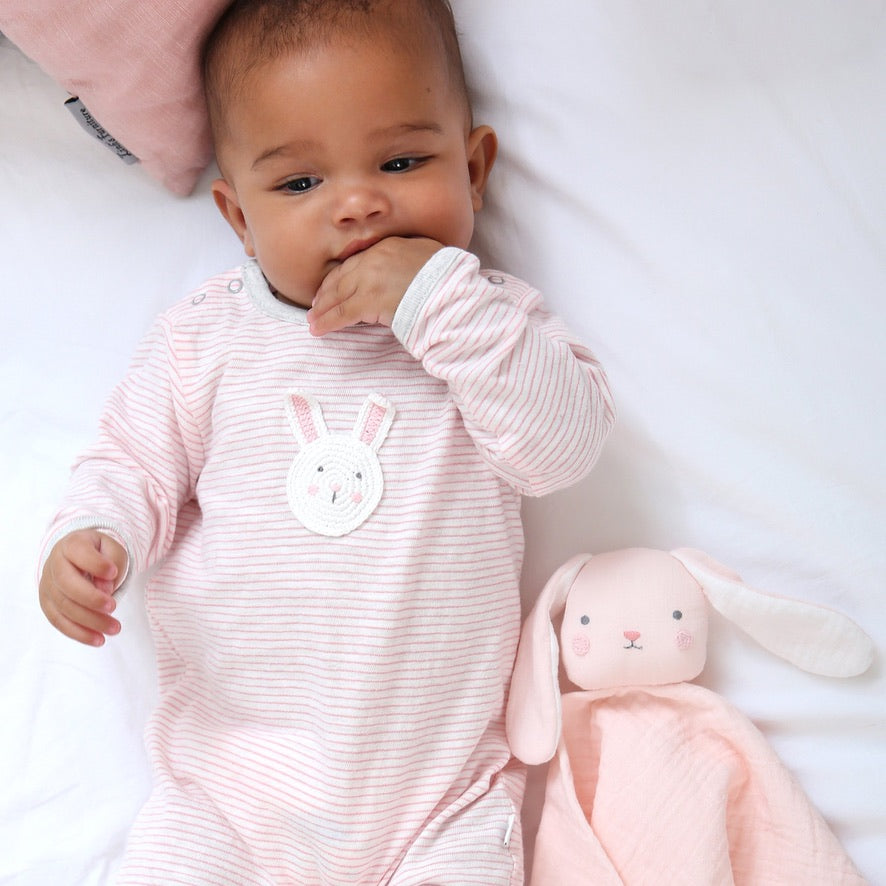Pink Bunny Romper