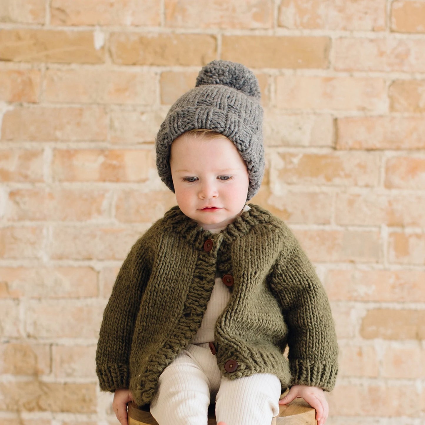 Olive Classic Cardigan