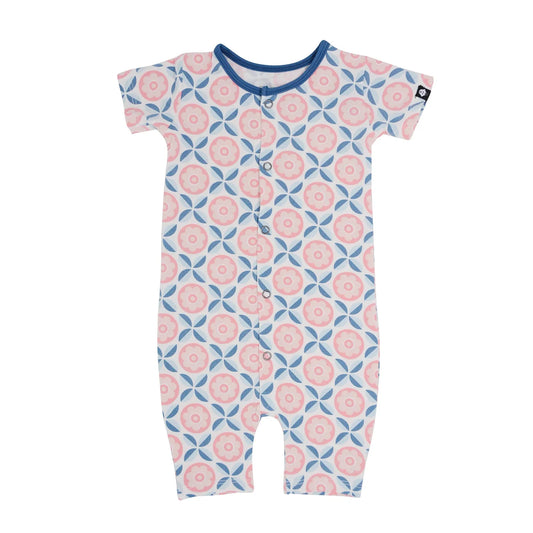 Retro Shortie Snap Romper