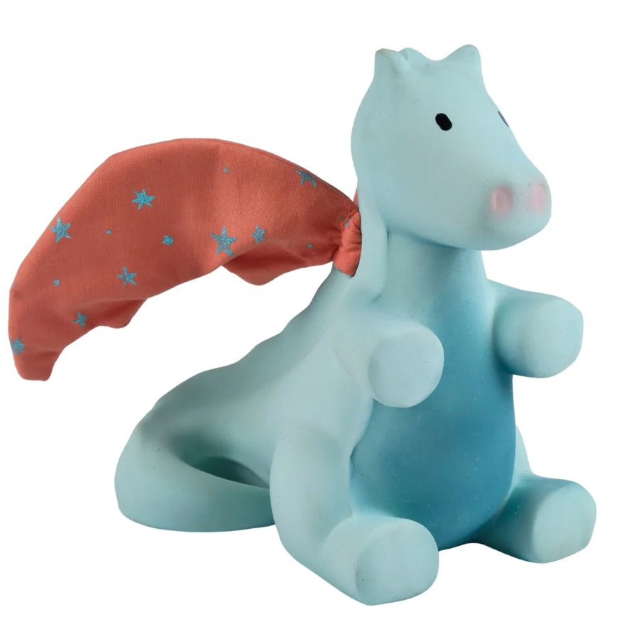 Dragon Organic Rattle with Crinkle Wings