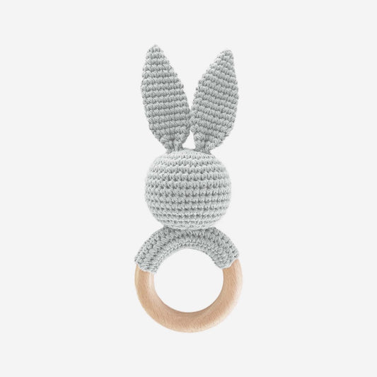 Bunny Crochet Rattle Teether
