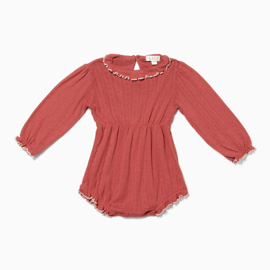 Red Ruffle Onesie