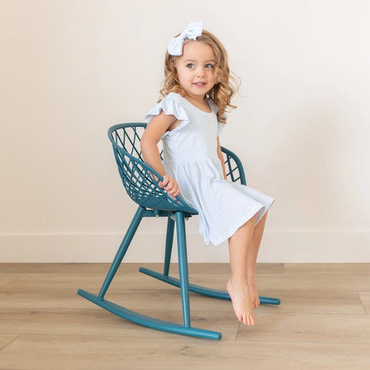 Seersucker Twirl Dress