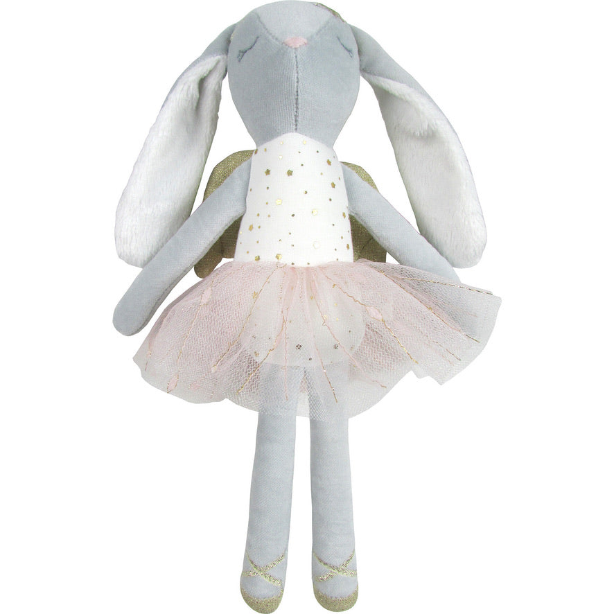 Gray Ballerina Bunny Doll