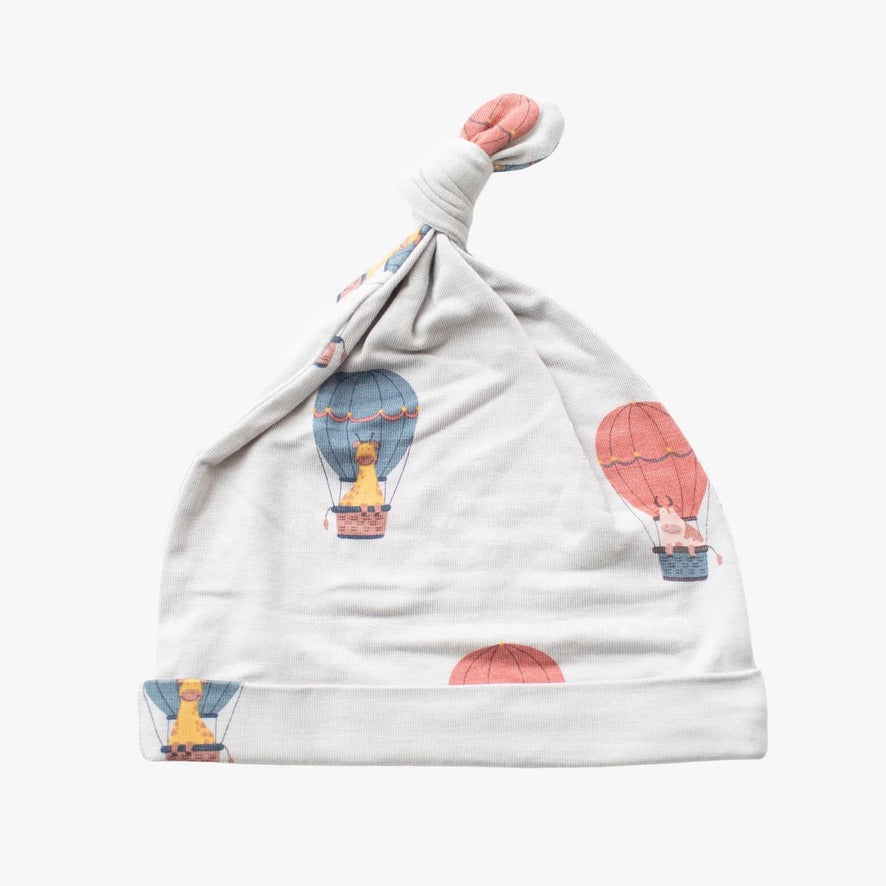 Sky Balloon Animals Top Knot Hat