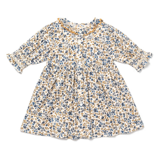 Blue Floral Ivy Dress