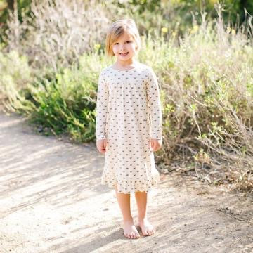 Gray Hearts Boho Dress