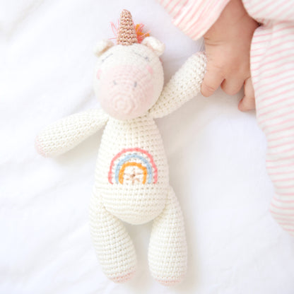 Crochet Unicorn Rattle