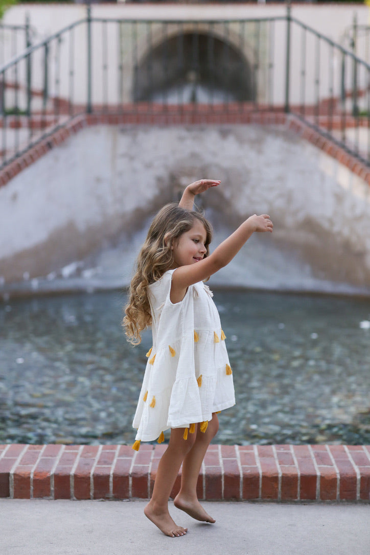 Ombré Tassel Dress