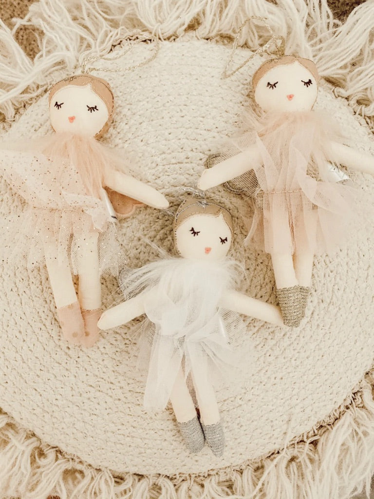 Assorted Angel Doll Christmas Ornaments