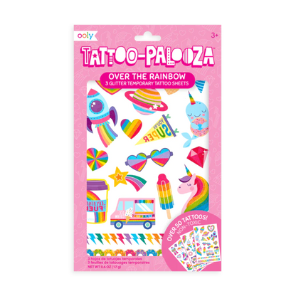 Tattoo-Palooza Rainbow Temporary Tattoos