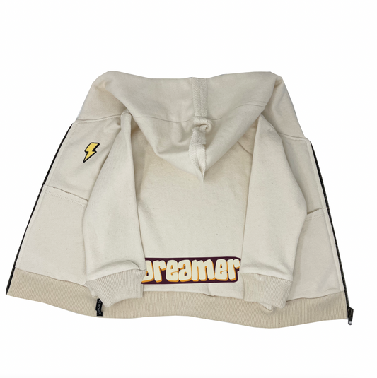 Cream Dreamer Zip Hoodie