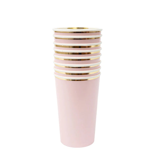 Dusty Pink Highball Cups