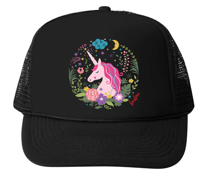 Unicorn Floral Cap