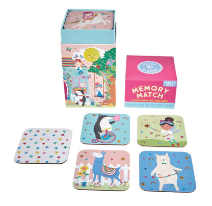 Rainbow Fairy Memory Match Game