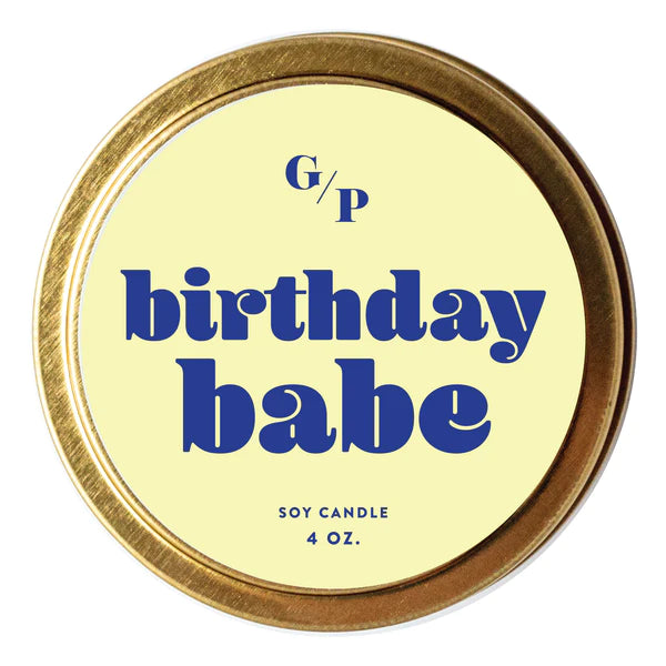 Birthday Babe Candle Tin