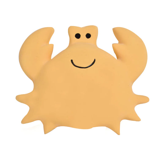 Crab Organic Rattle, Teether & Bath Toy