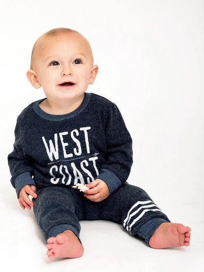 West Coast Indigo Hacci Pullover