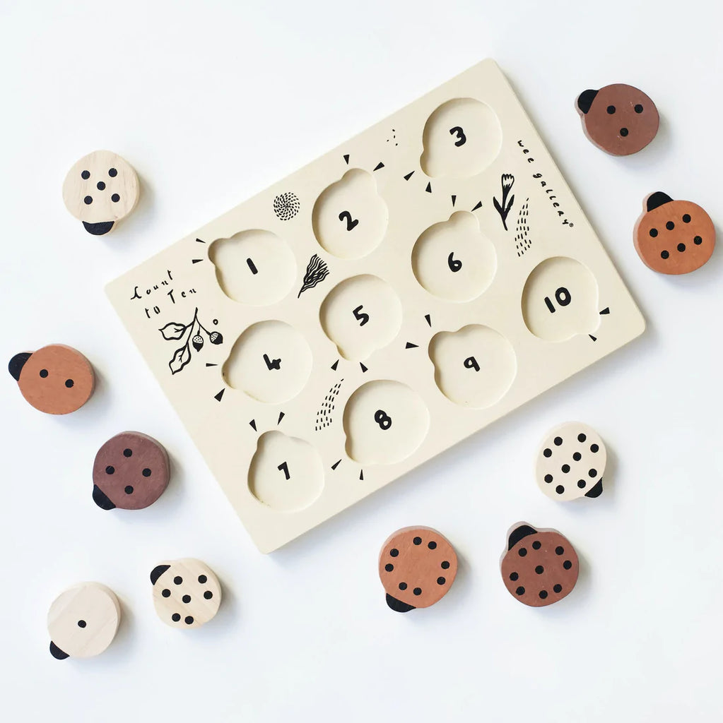 Ladybugs Wooden Tray Puzzle