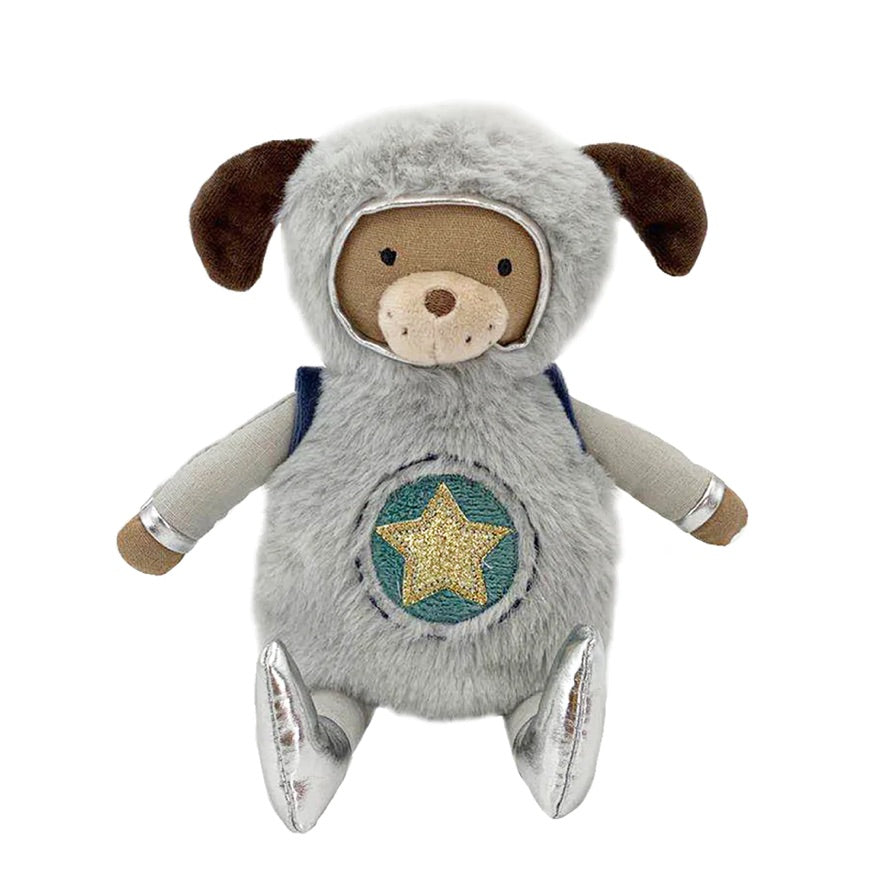 Astro Dog Cuddle Bud Warm-Up Plush Toy