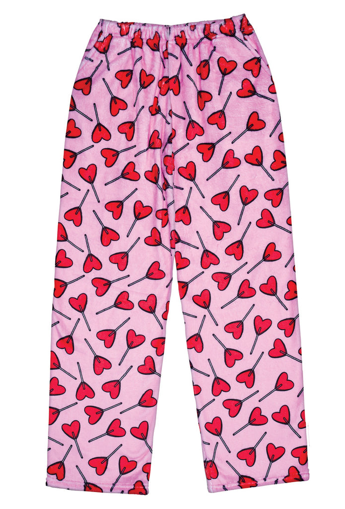 Lollipop Hearts Plush Pants