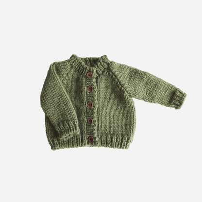 Olive Classic Cardigan