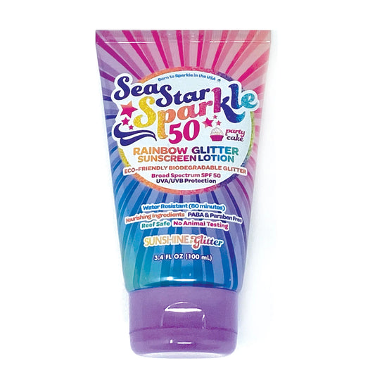 Party Cake Glitter Sunscreen