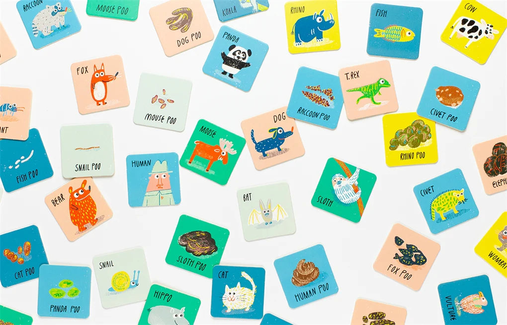 Who Pooped? A Matching & Memory Game