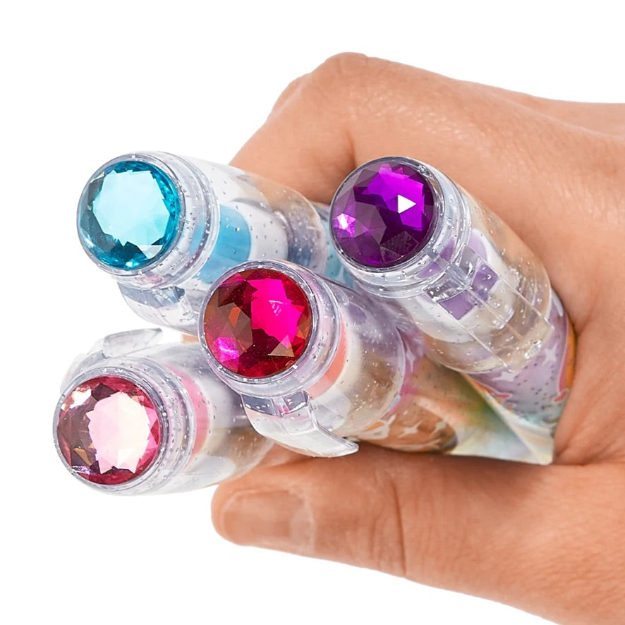Rainbow Glitter Gem Scented Erasers