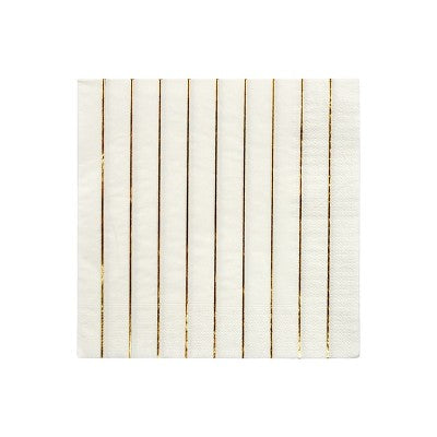 Gold Stripe Large Napkins