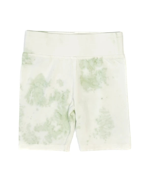 Avocado Tie Dye Biker Shorts