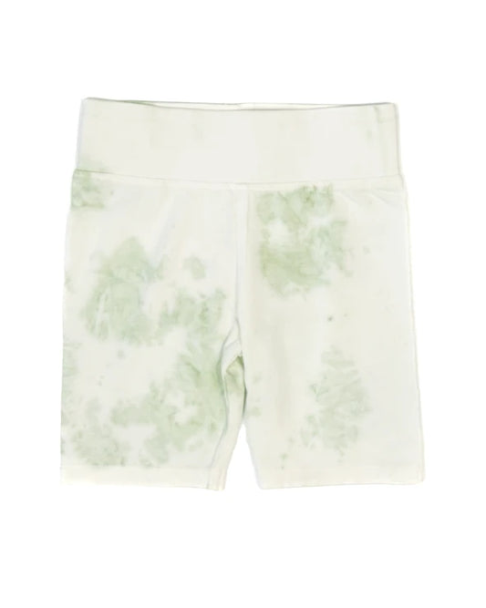 Avocado Tie Dye Biker Shorts