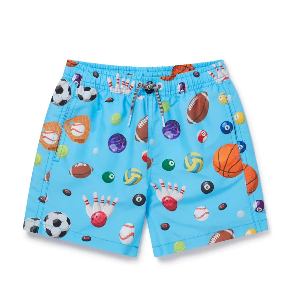 Sporty Balls Swim Trunks