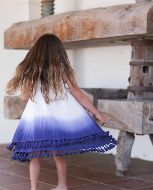 Ombré Blue Dress