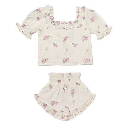 Puff Floral Set