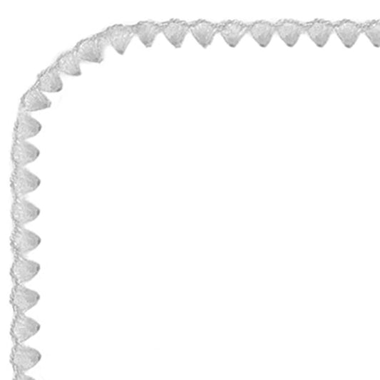Swaddle Blanket with Gray Trim