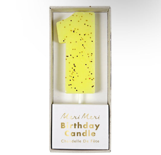 Number "One" Candle