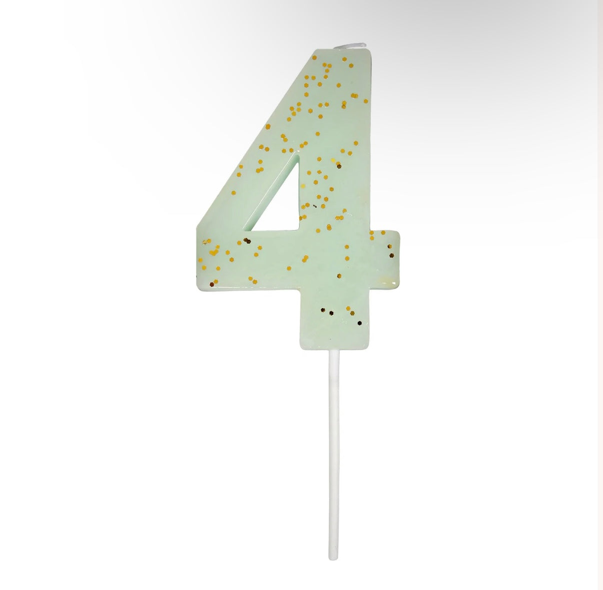 Number "Four" Candle